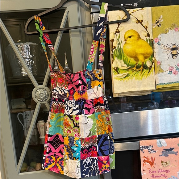 J. Crew Tops - J. Crew vintage HTF Multicolor Patchwork Tank Top